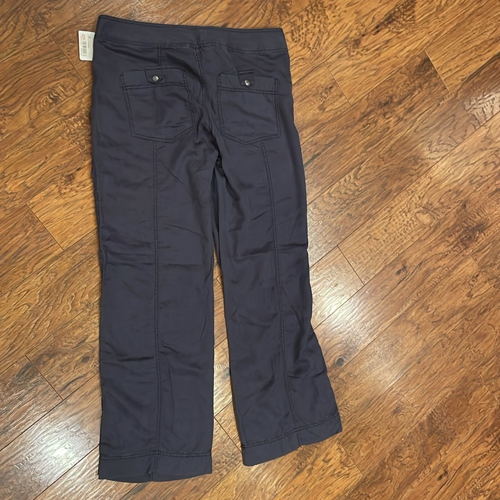 Athleta Paradise Cove Pant New NWT’s Charcoal Gray Cargo Utility Size 14 - Picture 9 of 10
